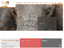 Tablet Screenshot of elephanthaven.org